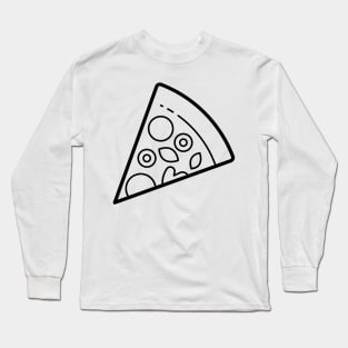 Cute olive pizza white Long Sleeve T-Shirt